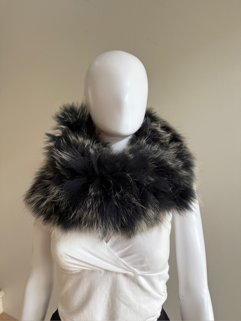 Genuine Fur Neck Warmer Scarf
